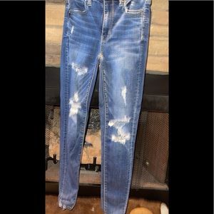 AE SIZE 2 High Waisted Jeggings